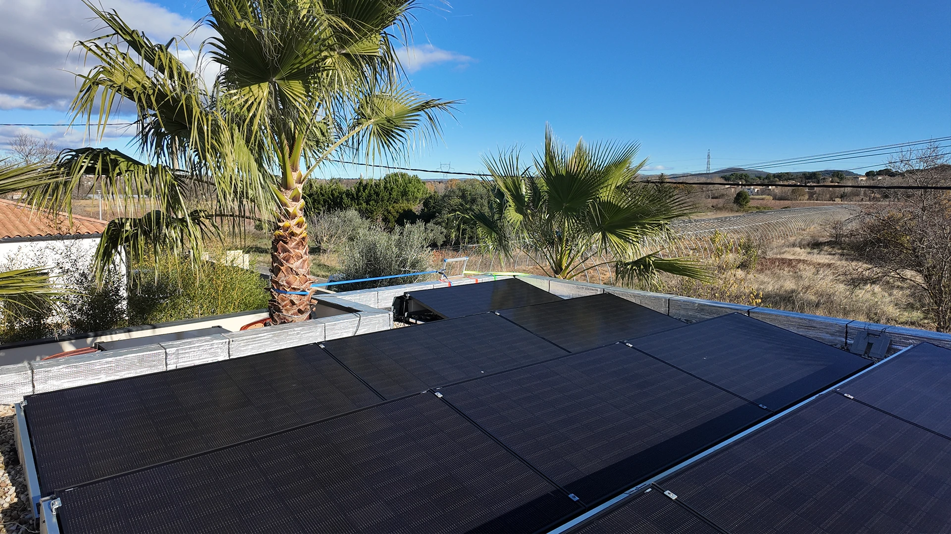 Installation panneaux photovoltaïque d'une puissance de 5KW à Paulhan